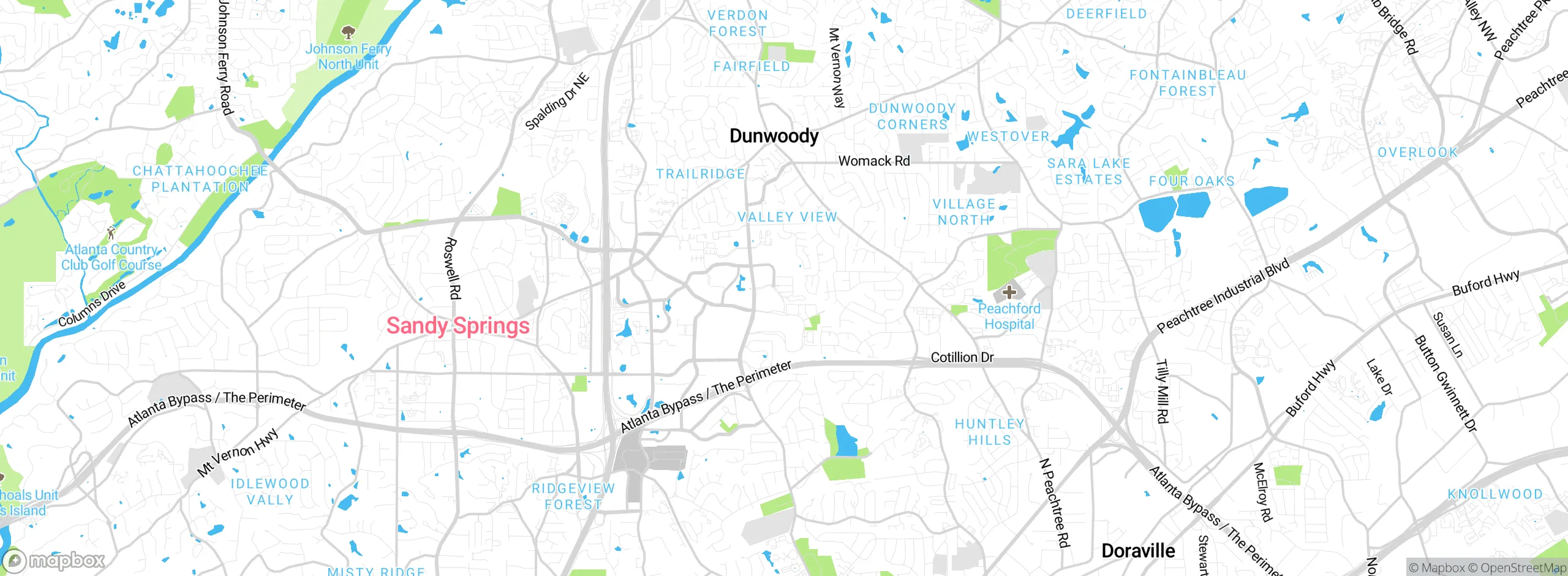 Map showing approximate location