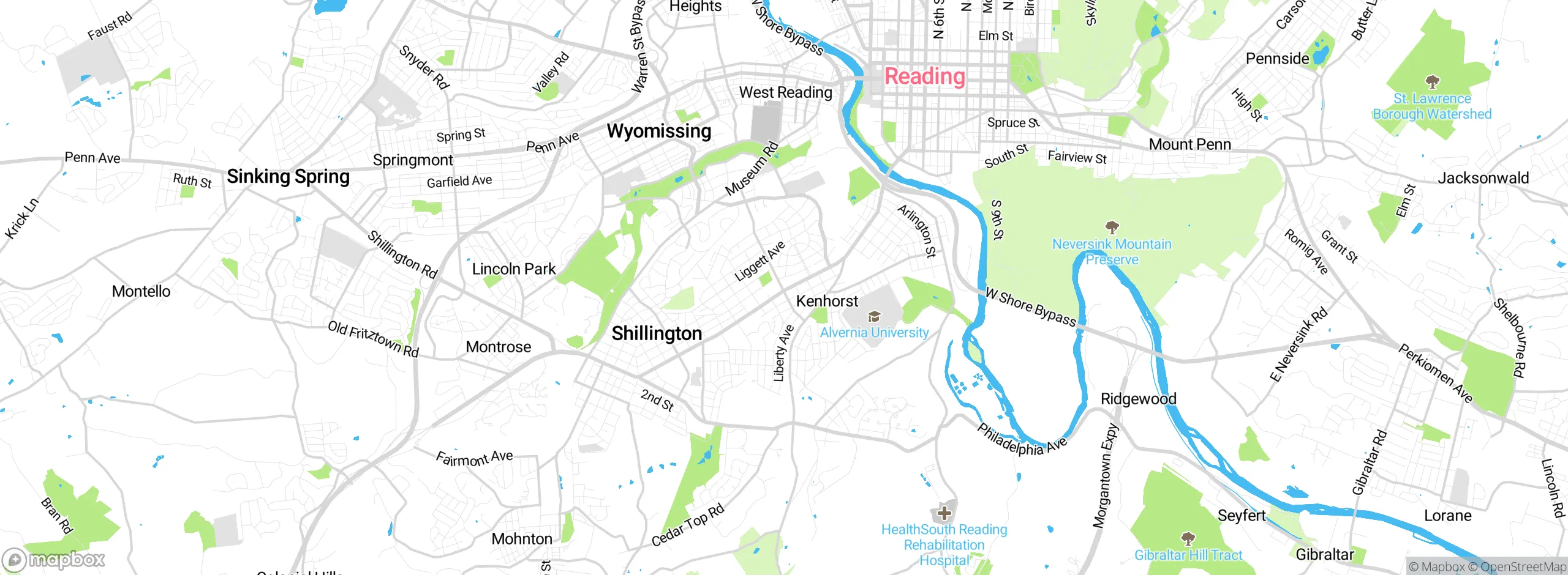 Map showing approximate location
