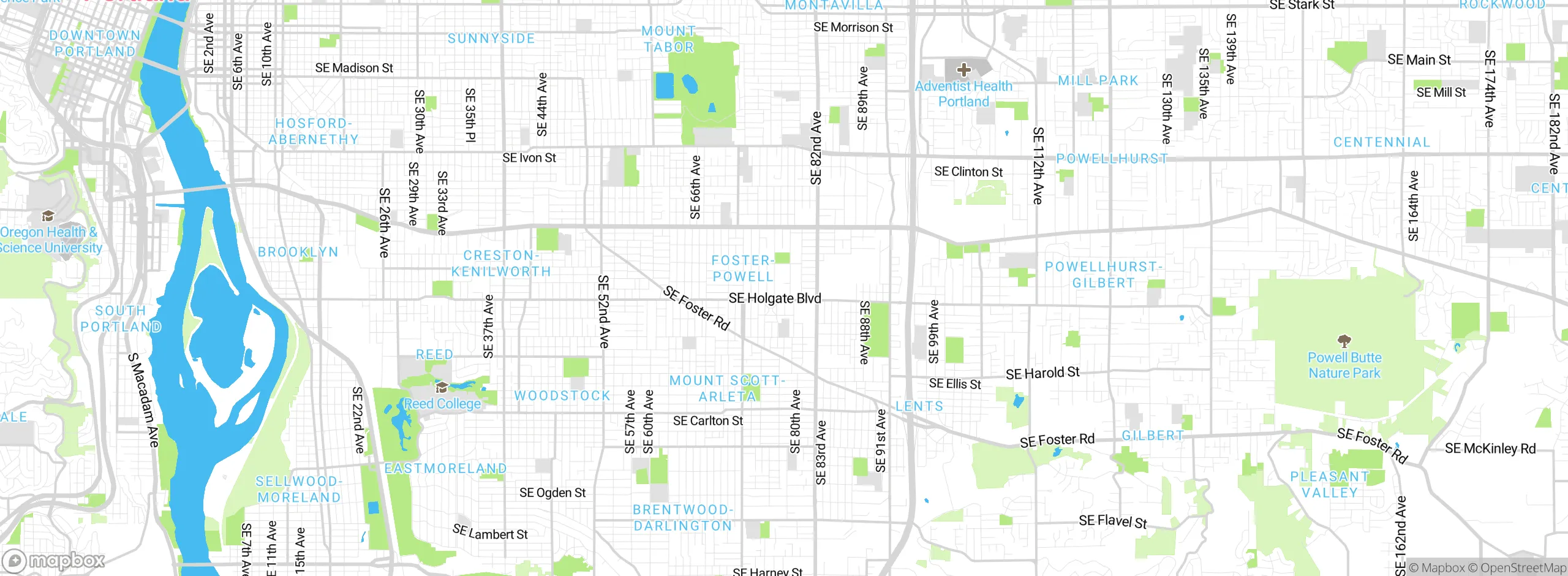 Map showing approximate location