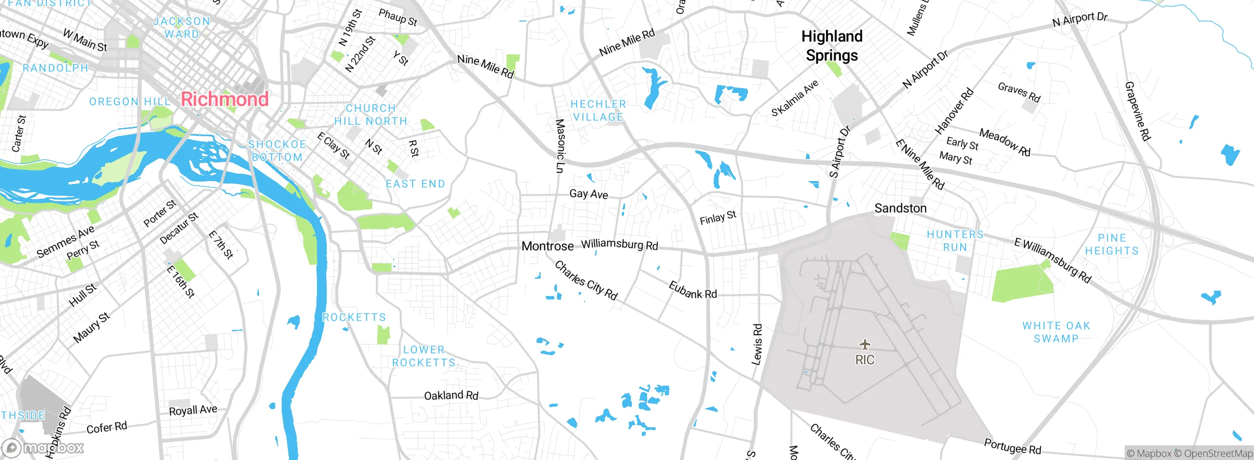 Map showing approximate location