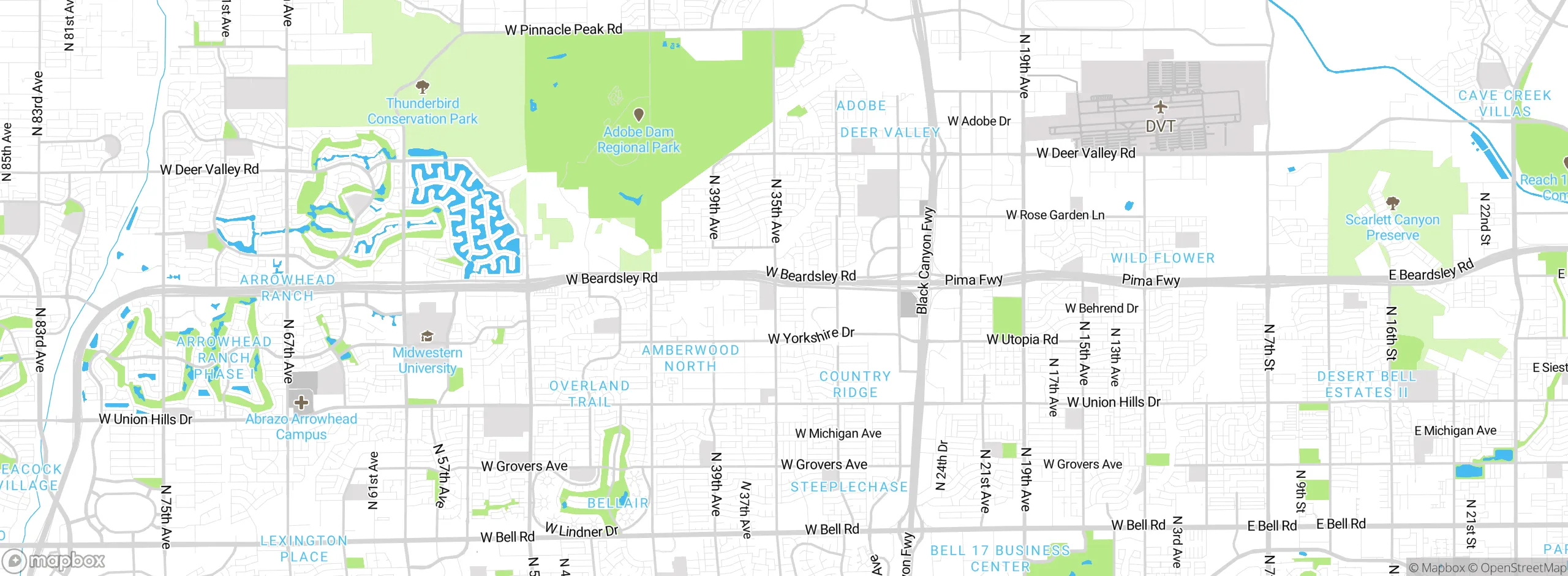 Map showing approximate location