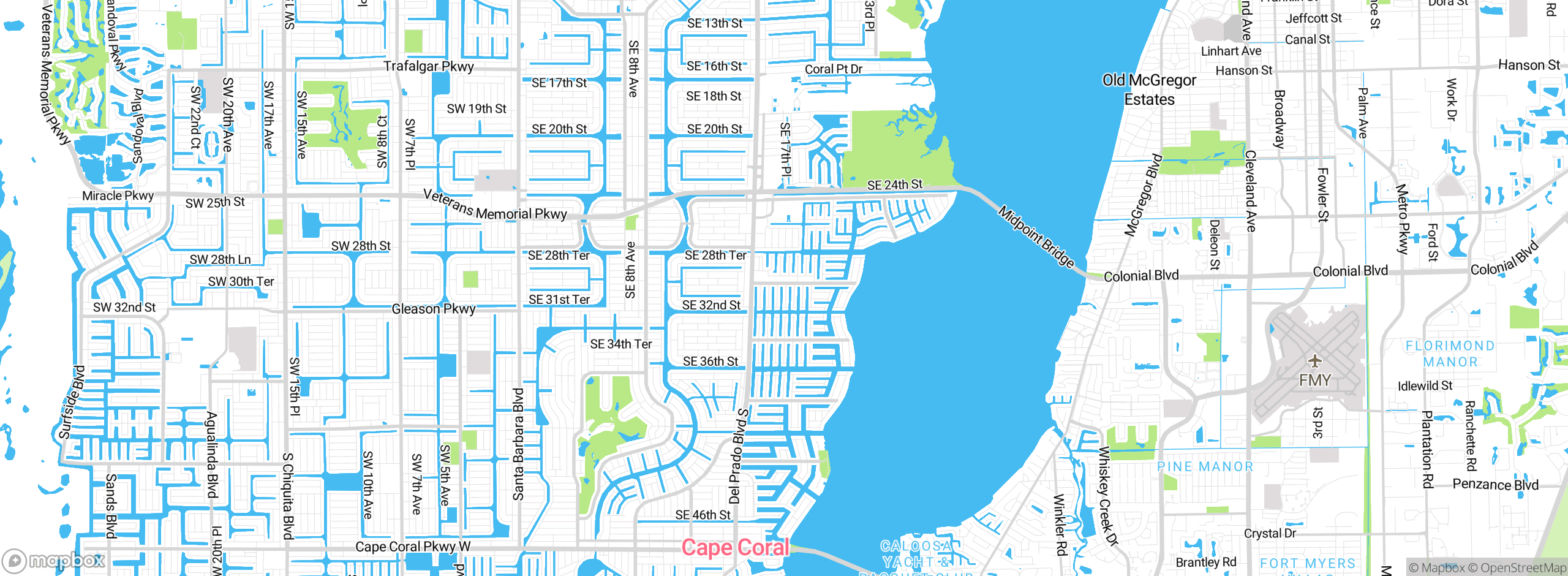 Map showing approximate location