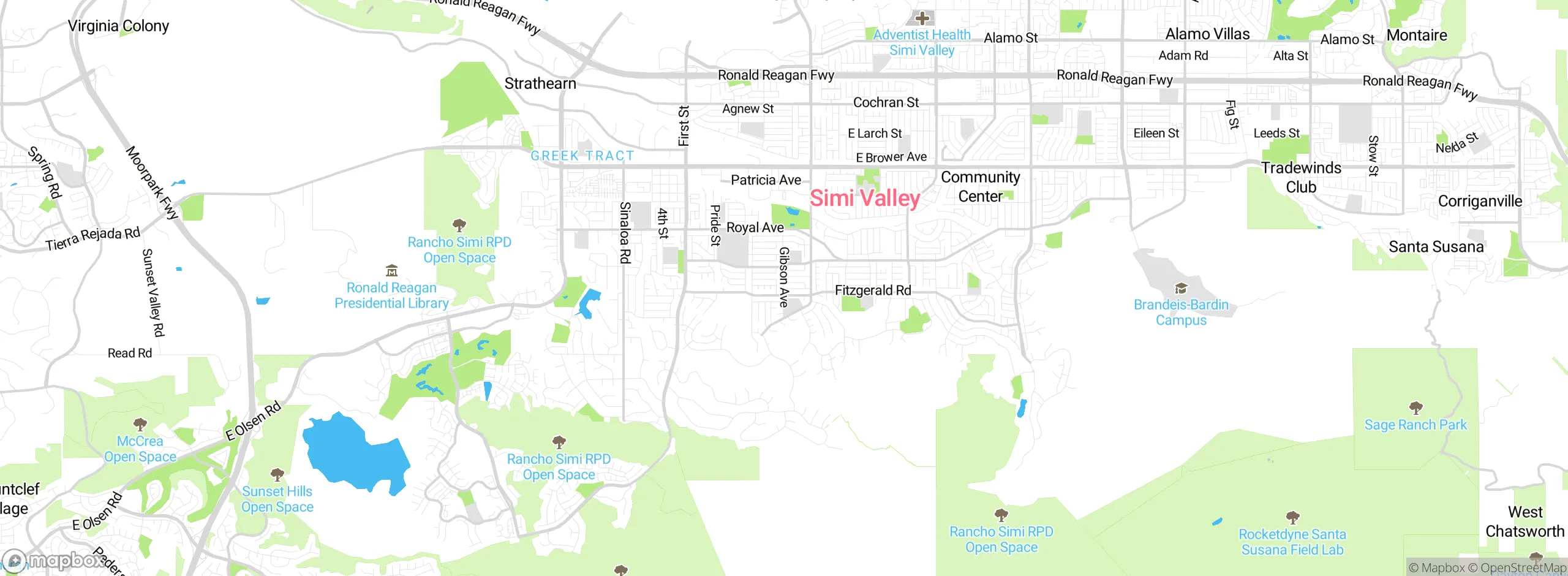 Map showing approximate location