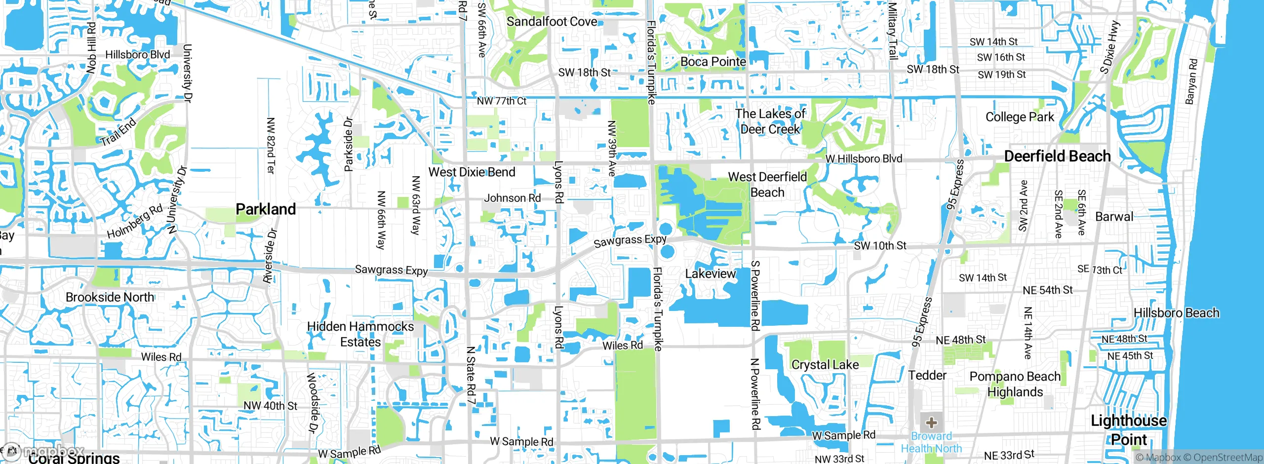 Map showing approximate location