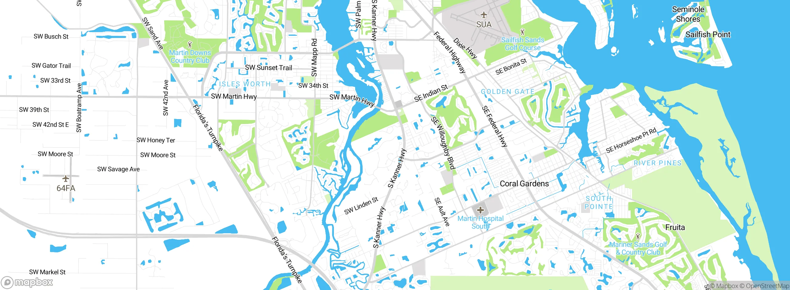 Map showing approximate location