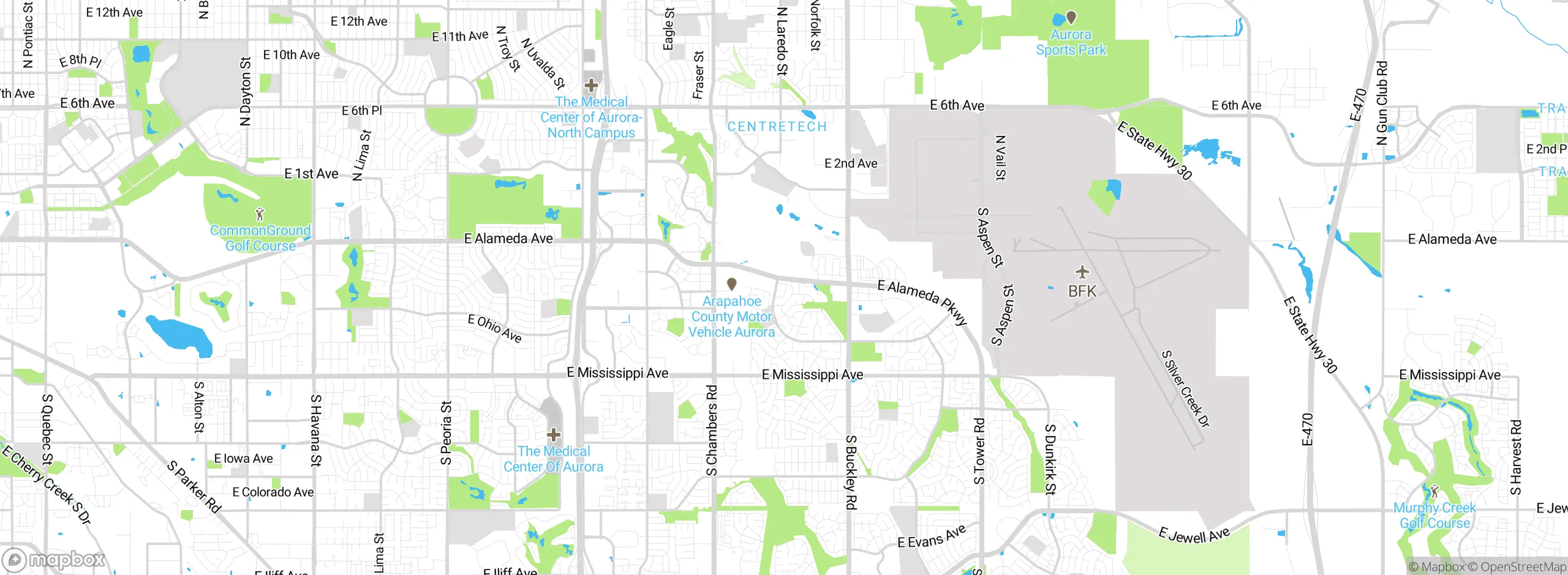 Map showing approximate location