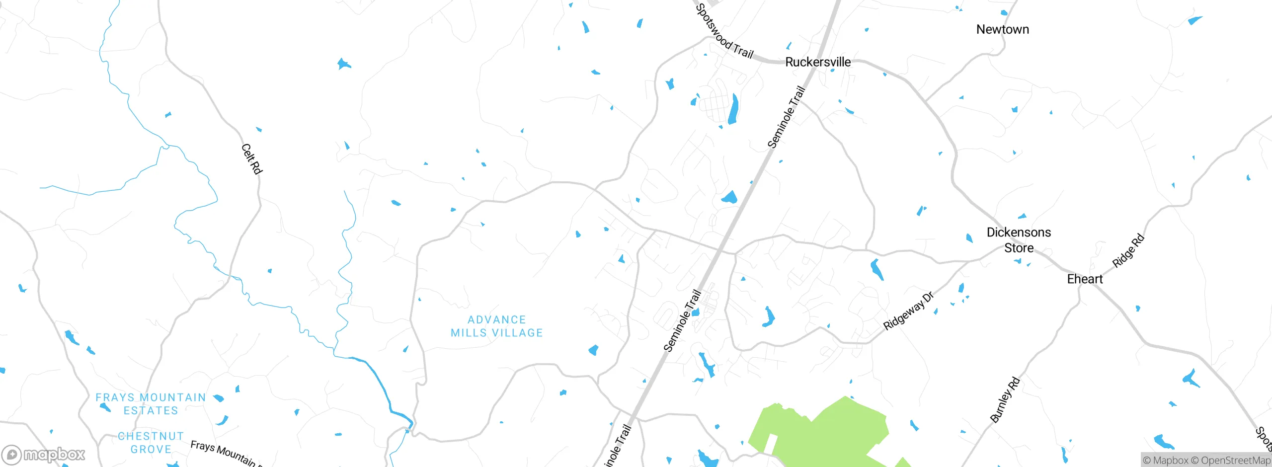 Map showing approximate location
