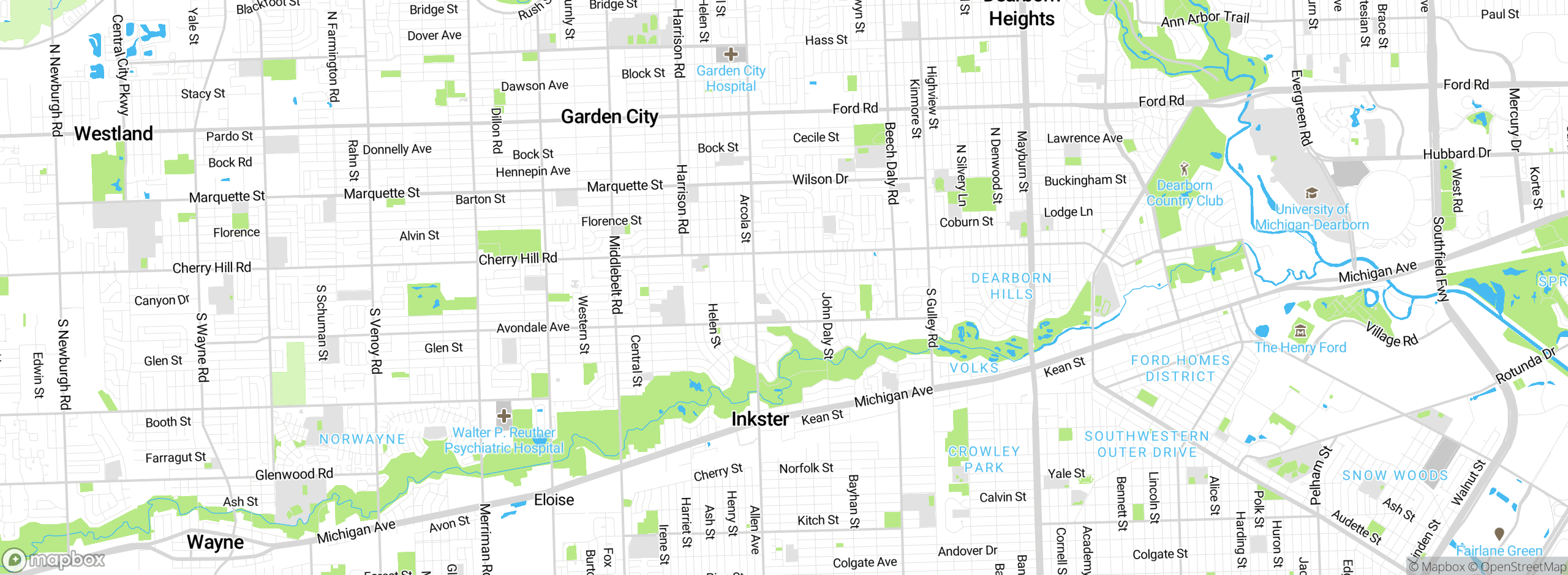 Map showing approximate location