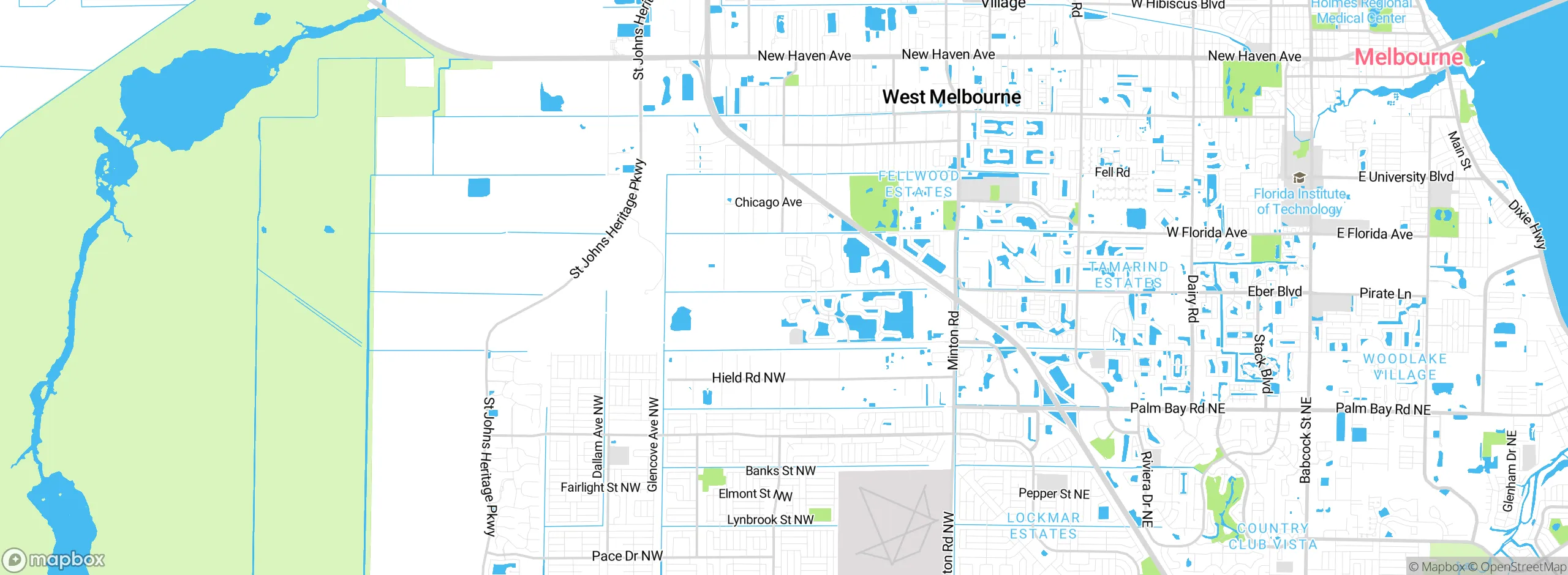 Map showing approximate location
