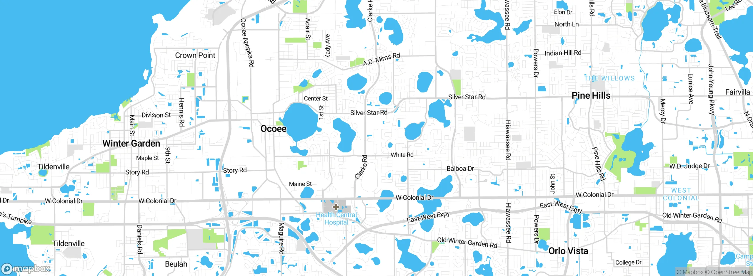 Map showing approximate location