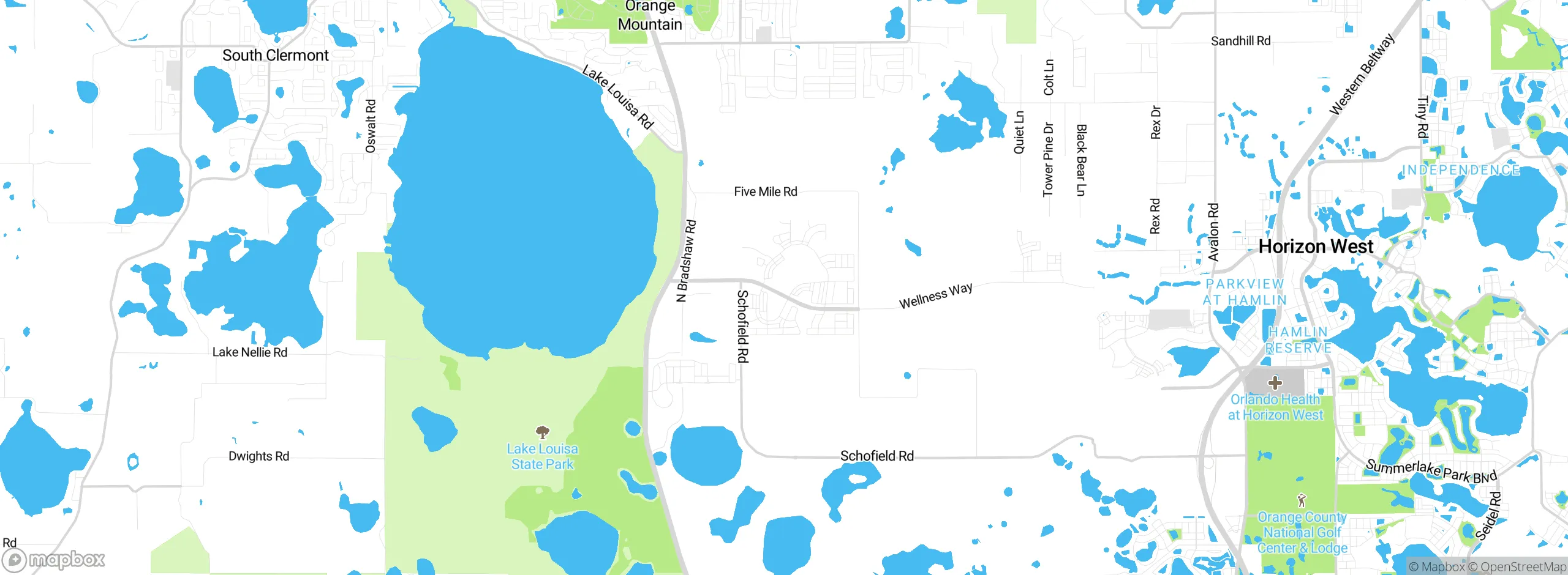 Map showing approximate location