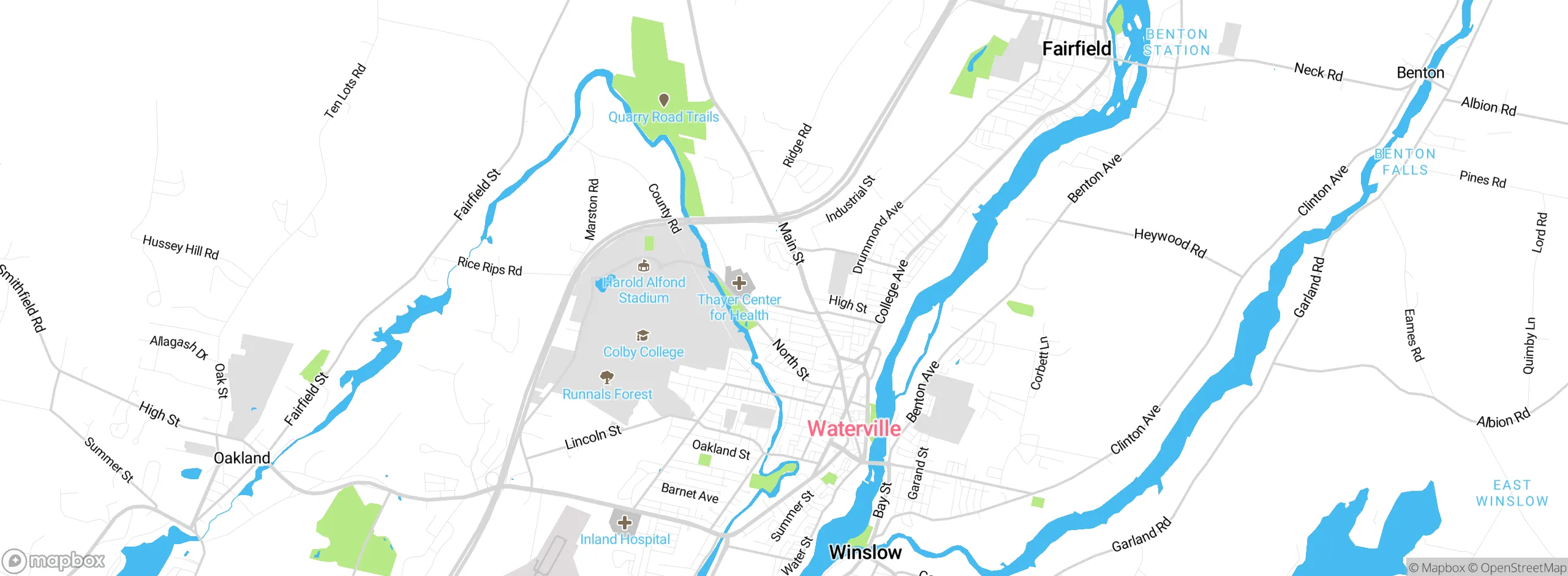 Map showing approximate location
