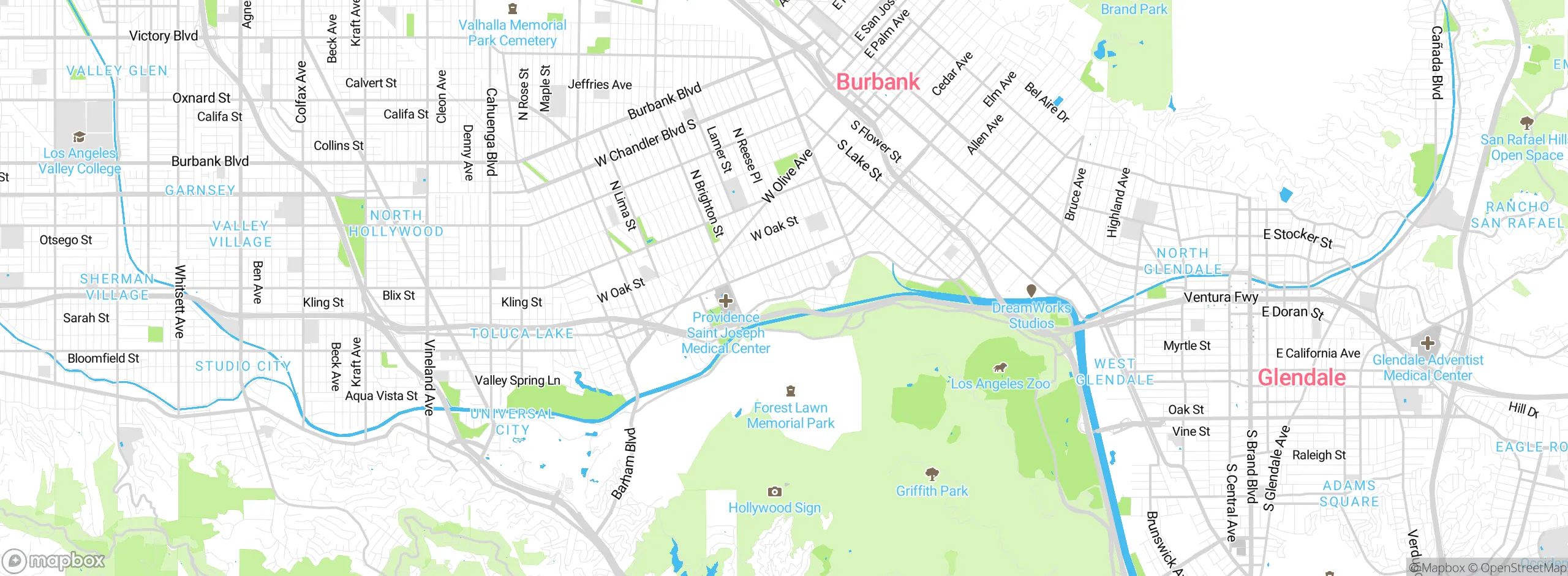 Map showing approximate location