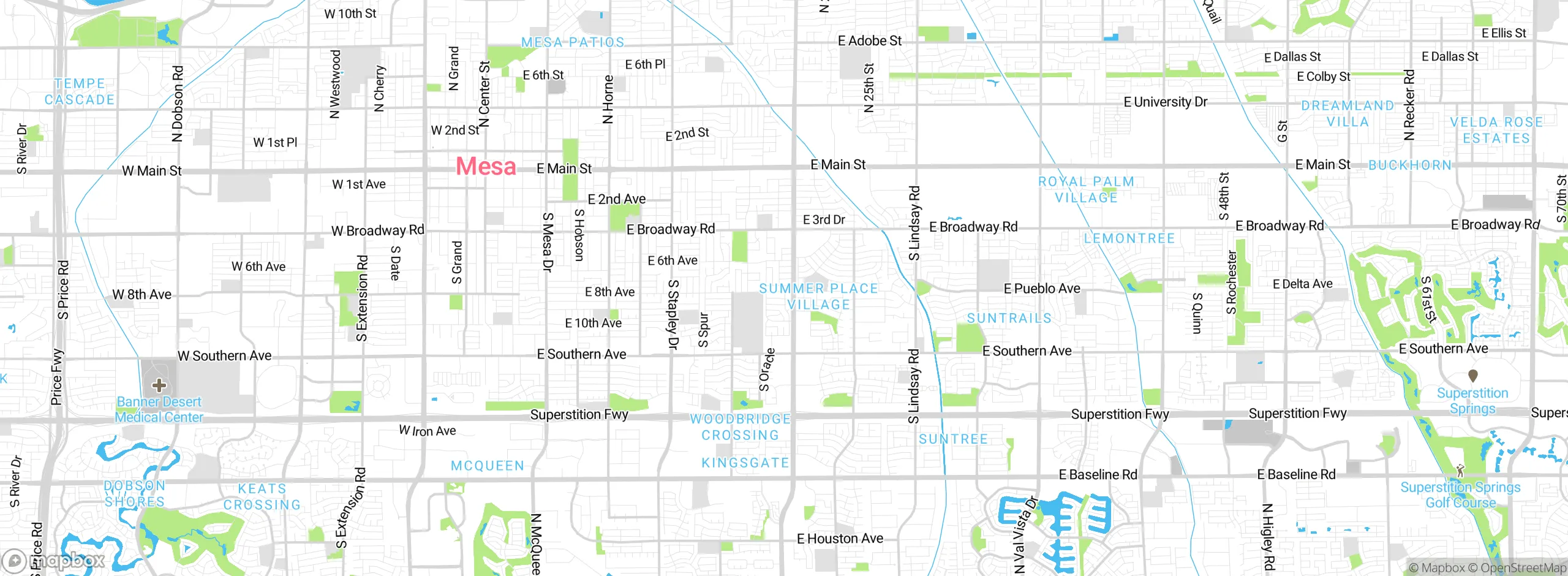 Map showing approximate location