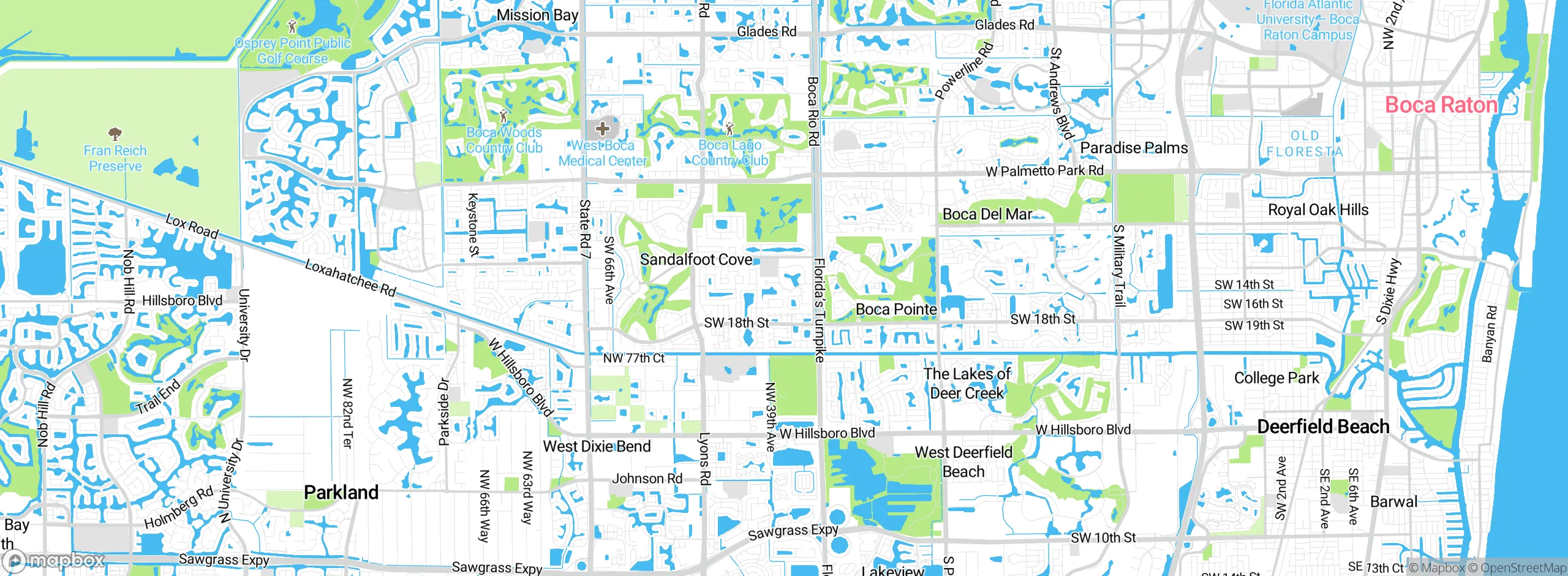 Map showing approximate location