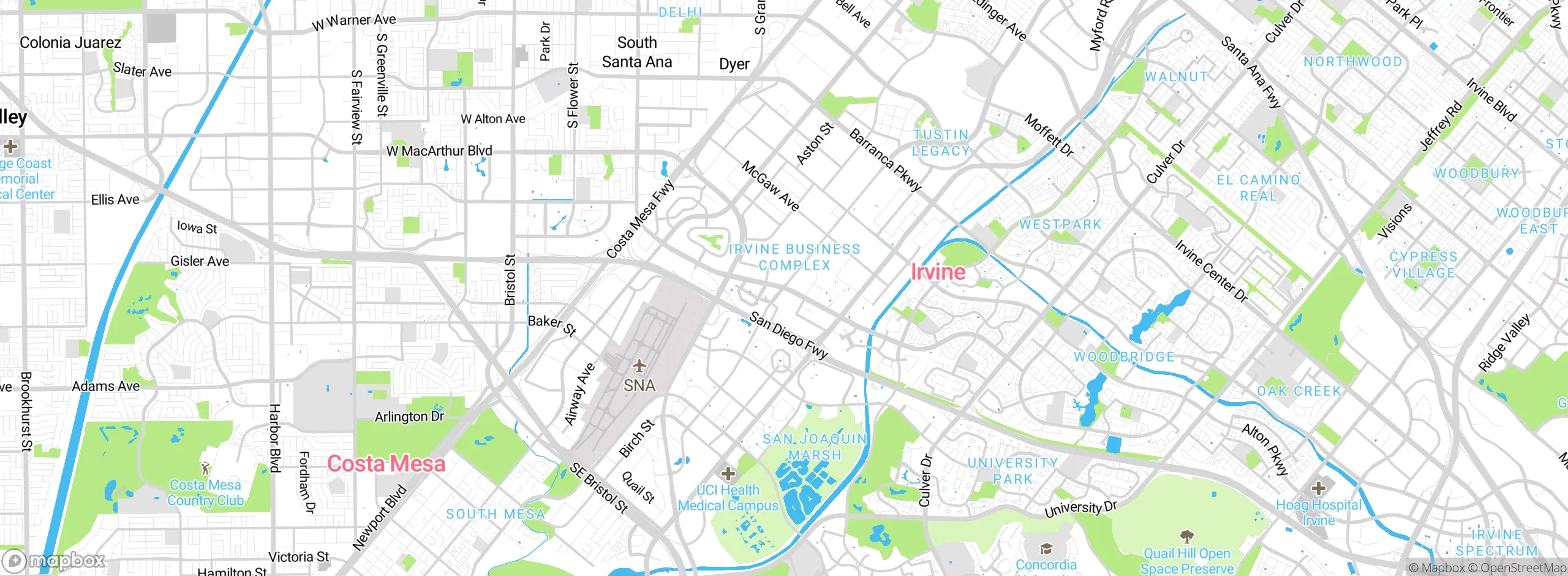 Map showing approximate location
