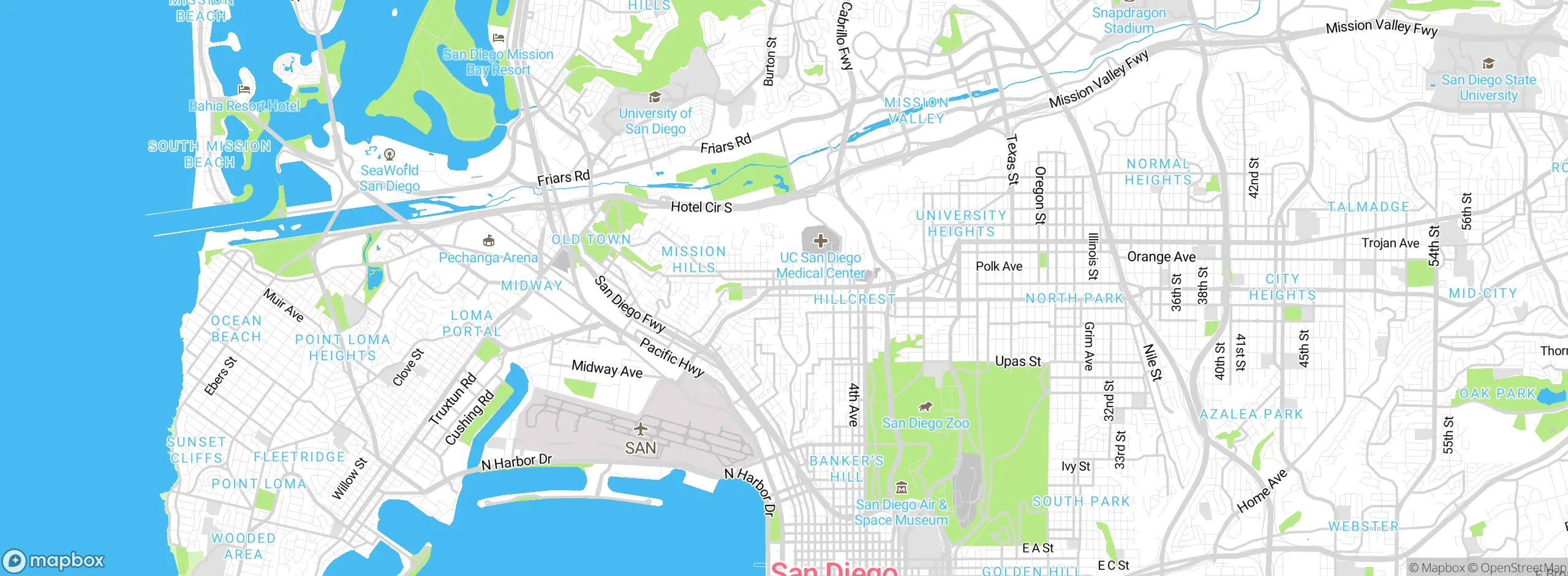 Map showing approximate location