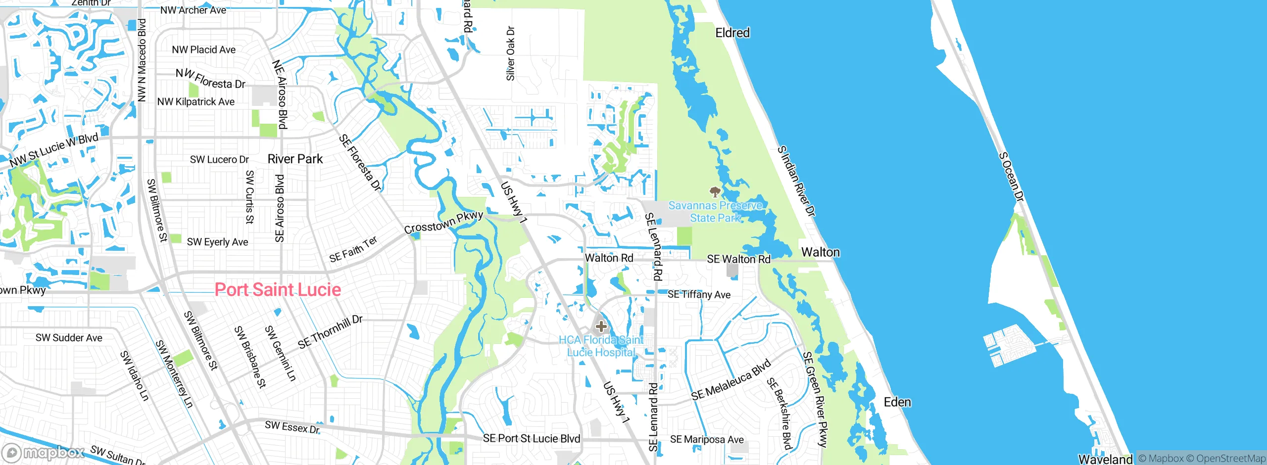 Map showing approximate location