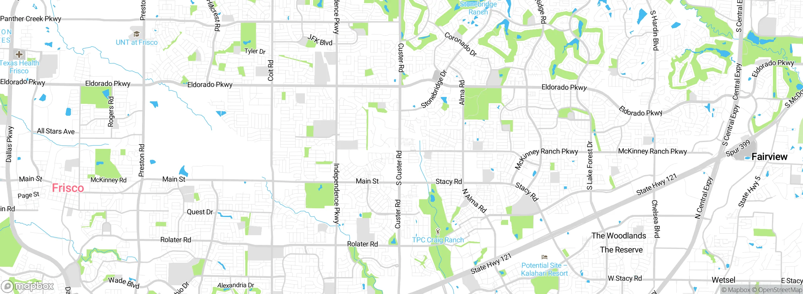Map showing approximate location