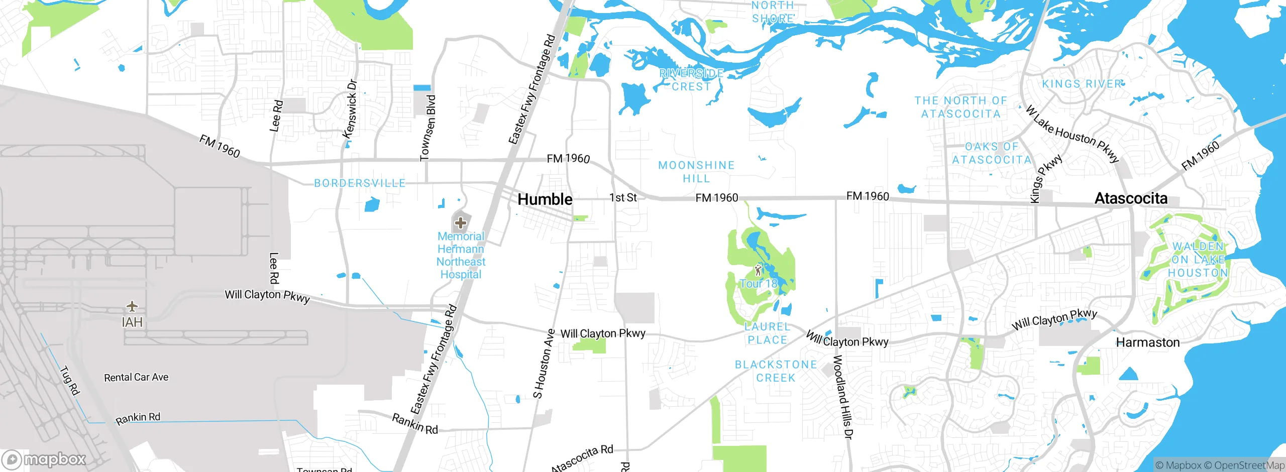 Map showing approximate location