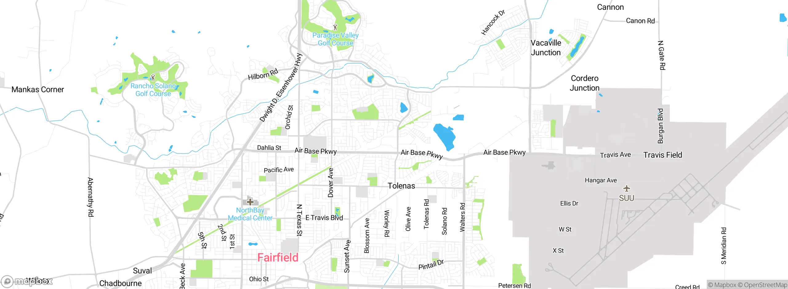 Map showing approximate location
