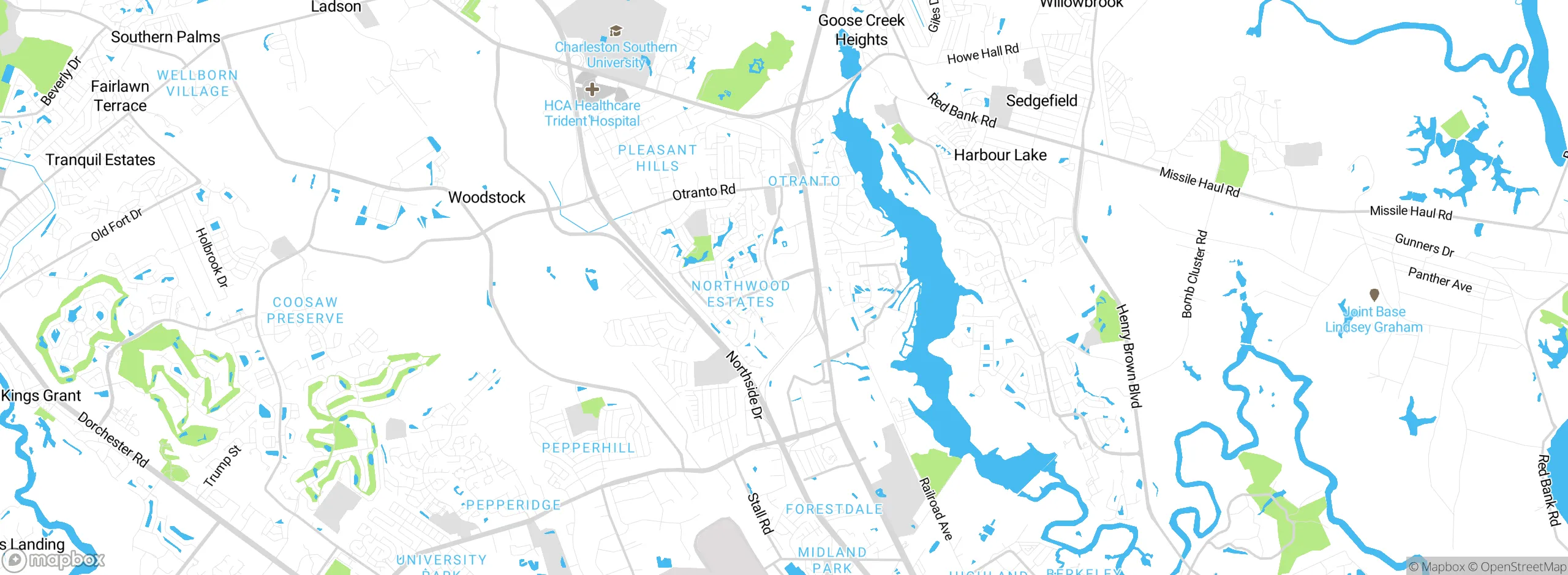 Map showing approximate location