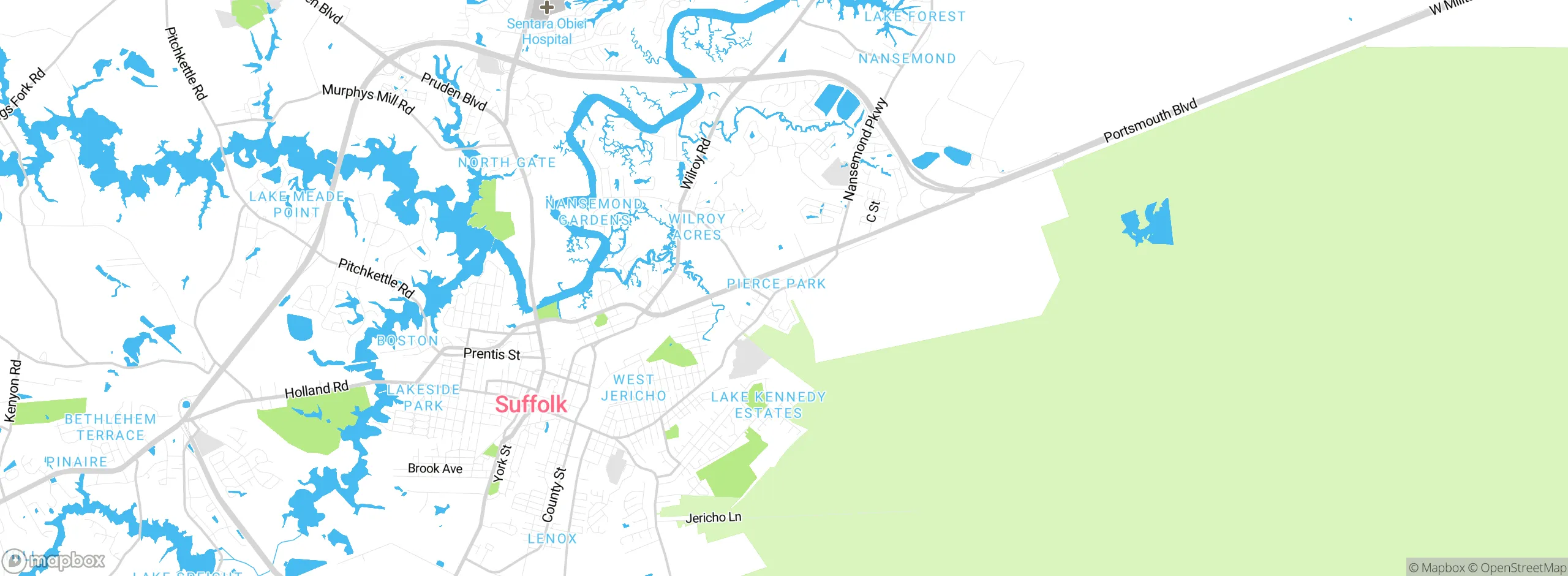 Map showing approximate location