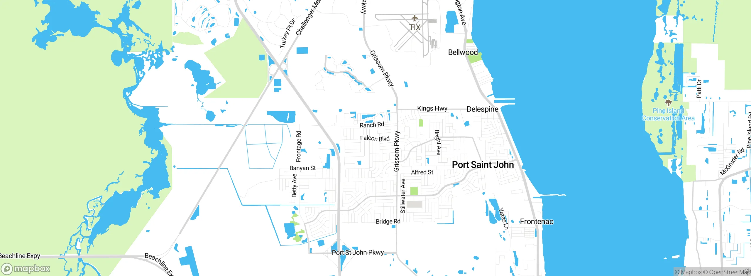 Map showing approximate location