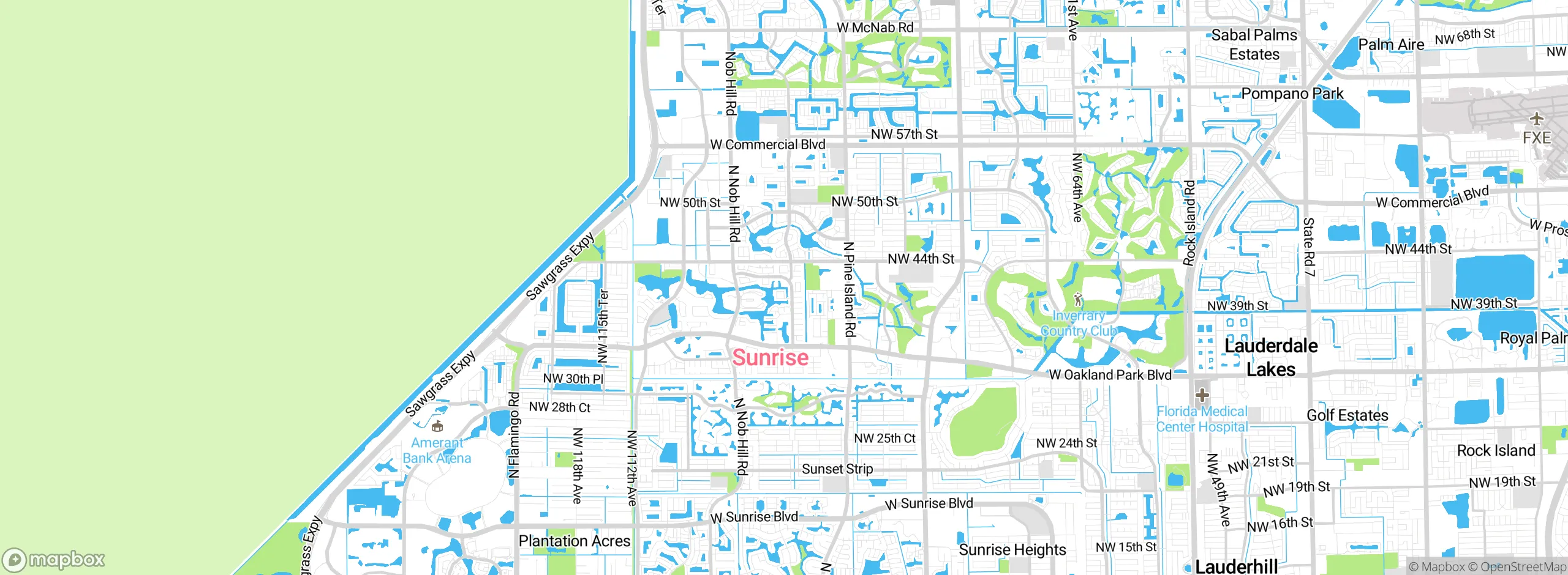 Map showing approximate location