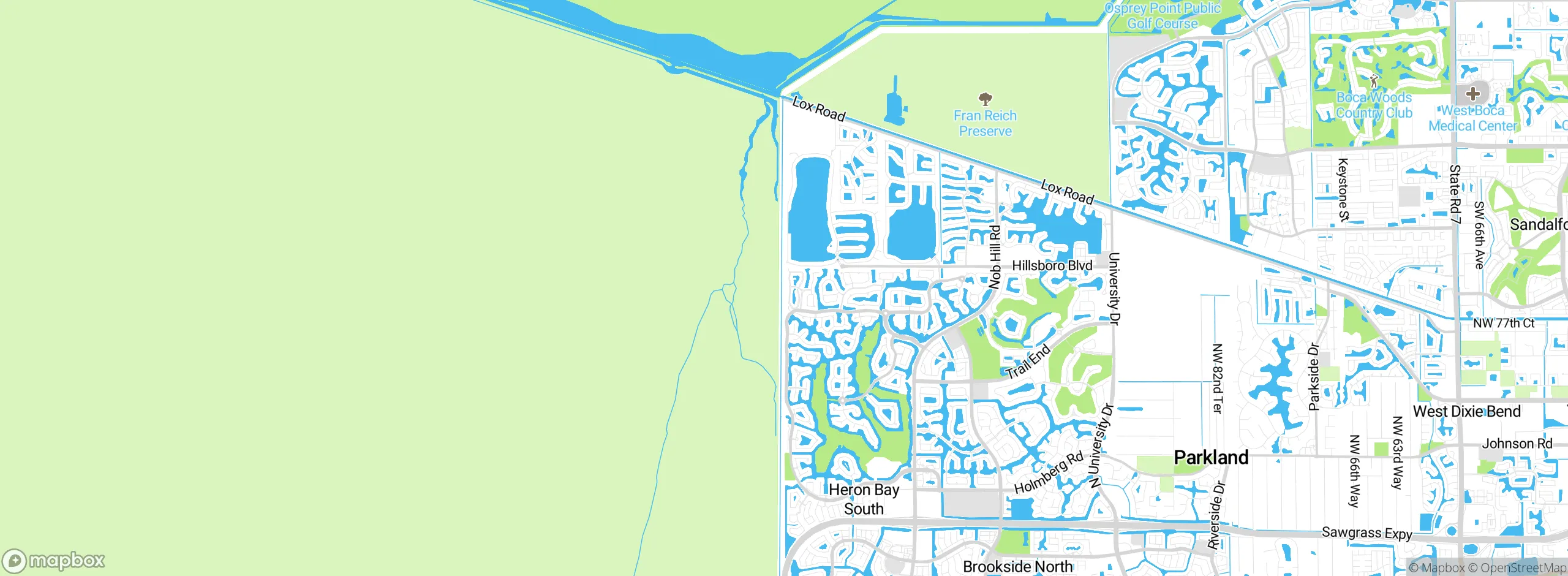 Map showing approximate location