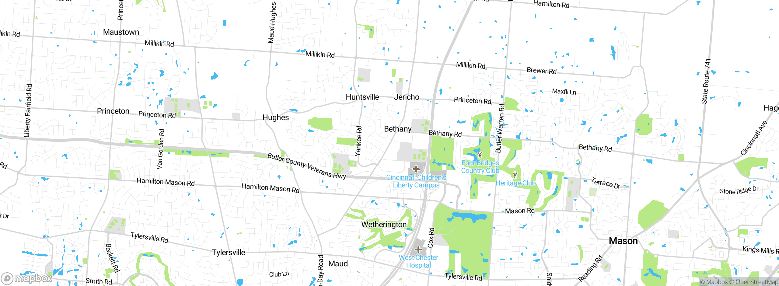 Map showing approximate location
