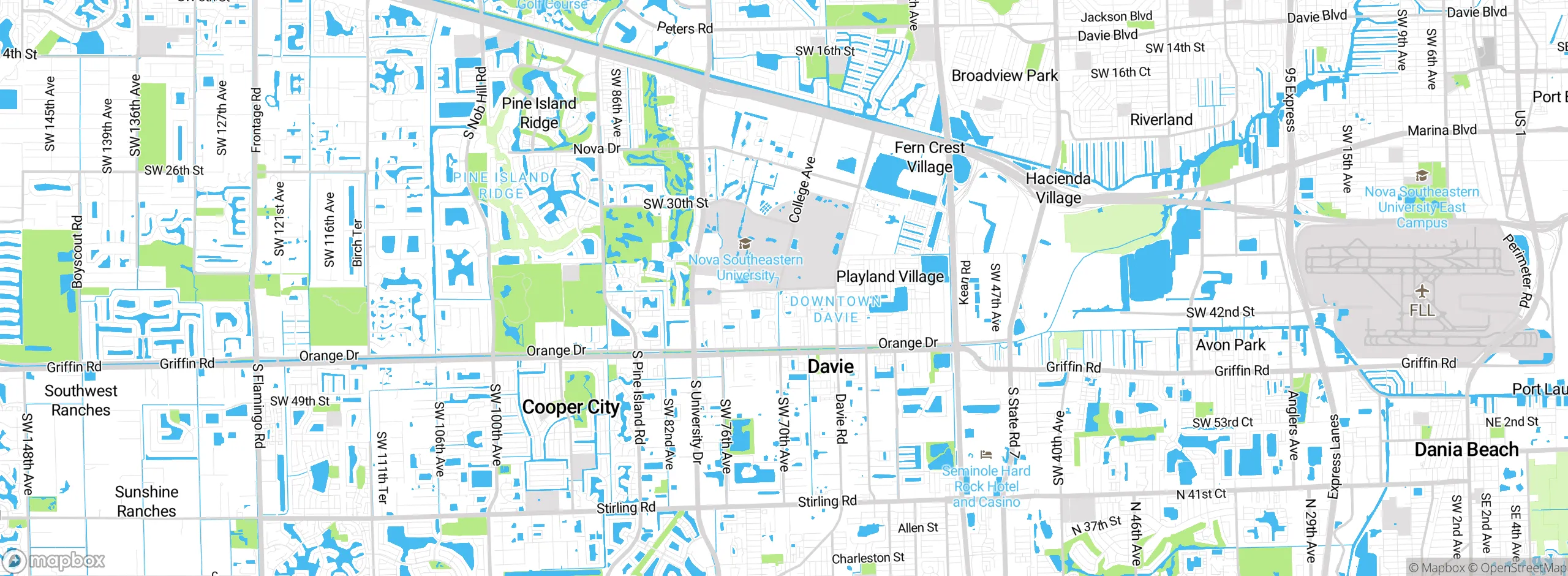 Map showing approximate location