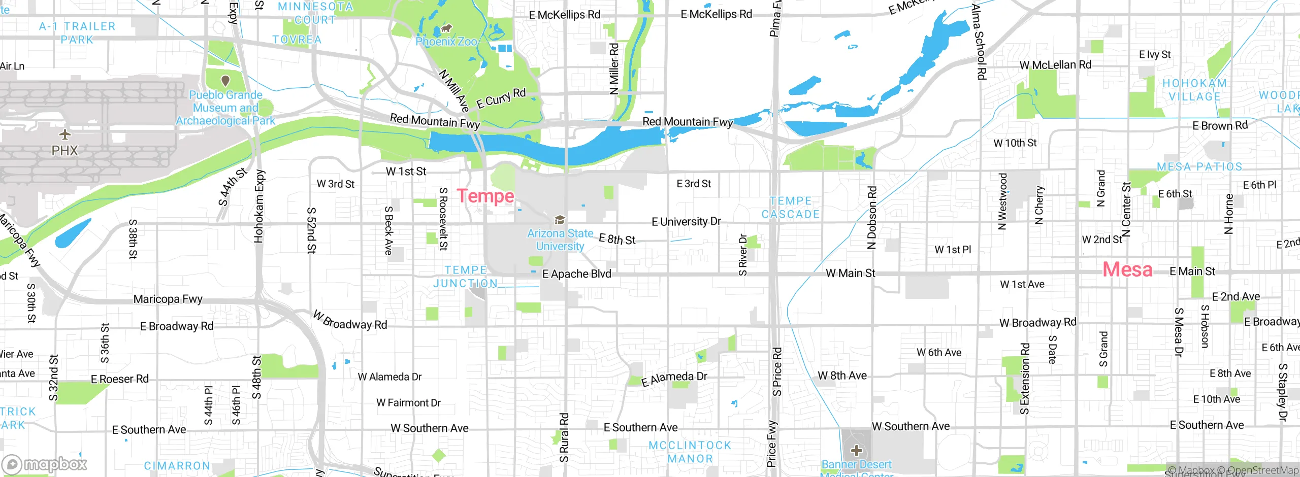 Map showing approximate location