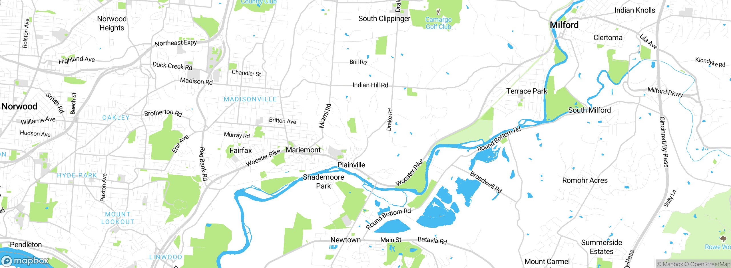 Map showing approximate location