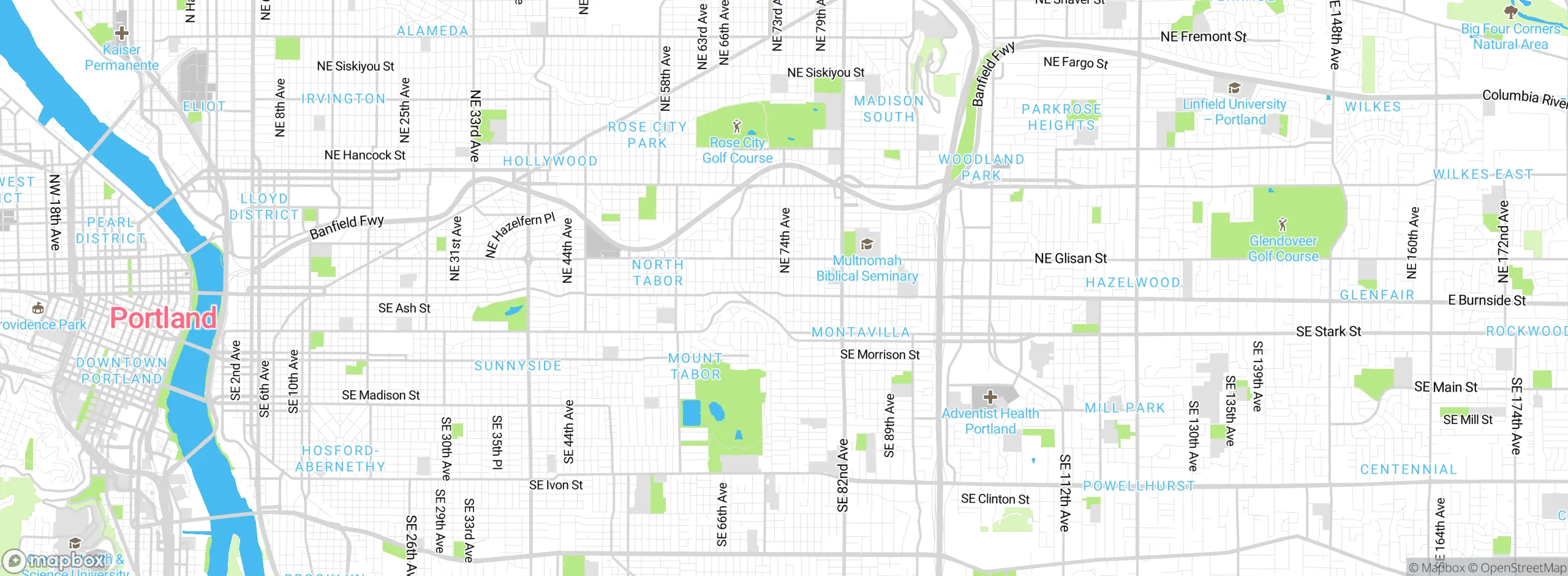 Map showing approximate location