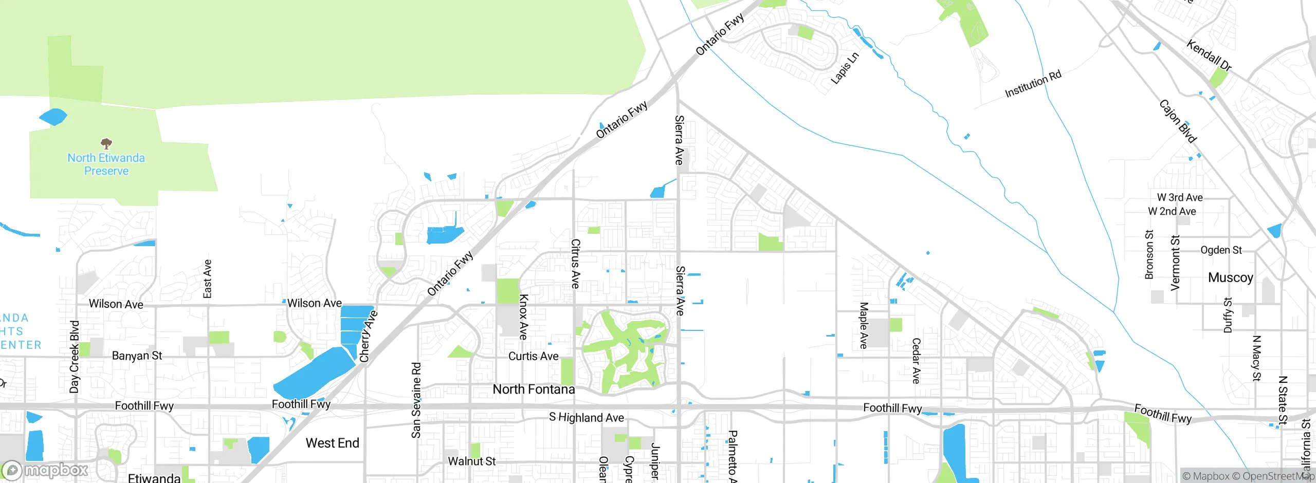 Map showing approximate location