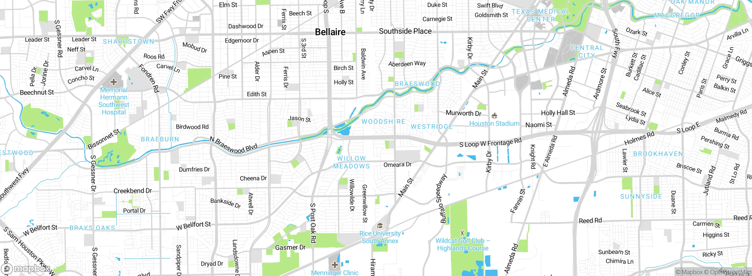 Map showing approximate location