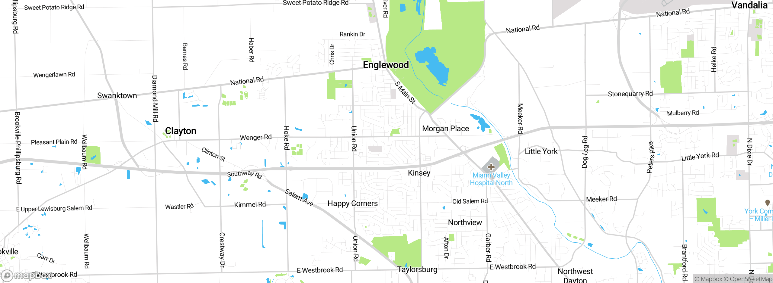 Map showing approximate location