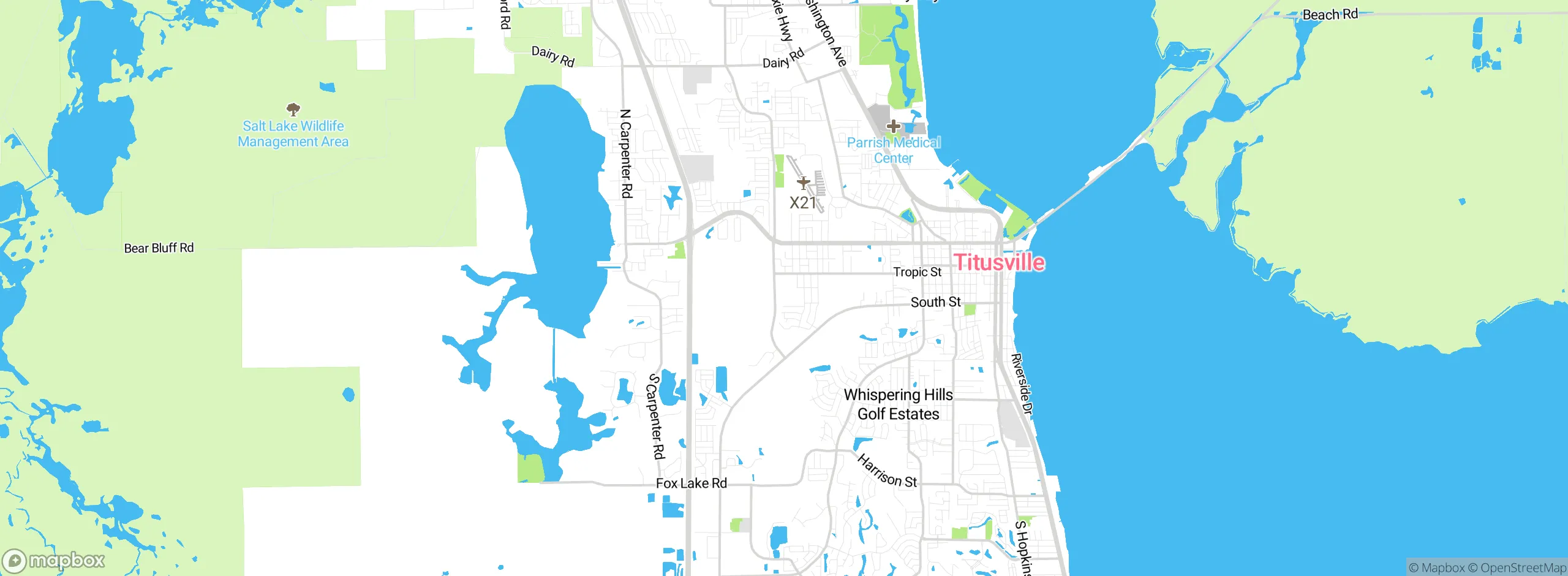 Map showing approximate location
