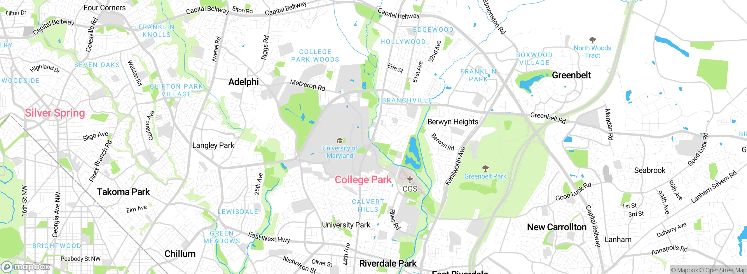 Map showing approximate location
