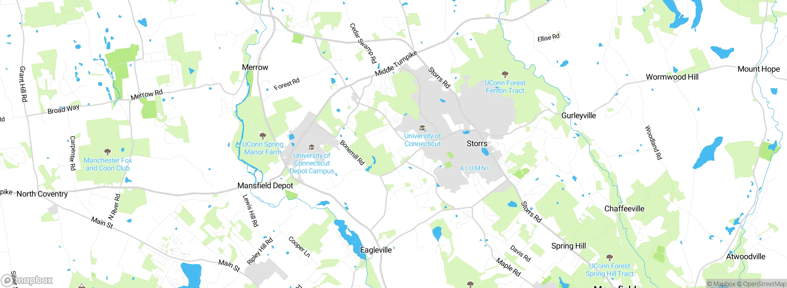 Map showing approximate location