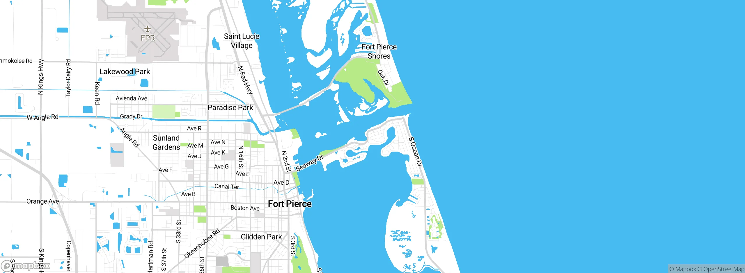 Map showing approximate location