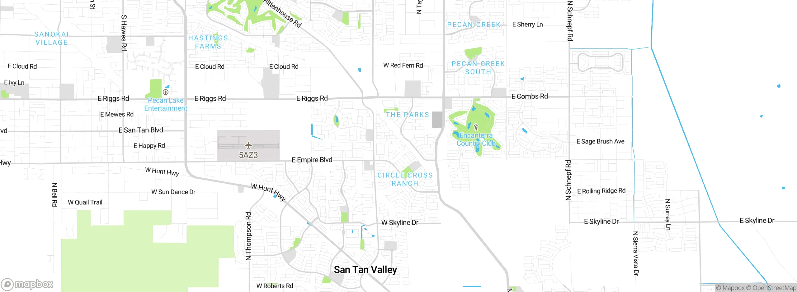 Map showing approximate location