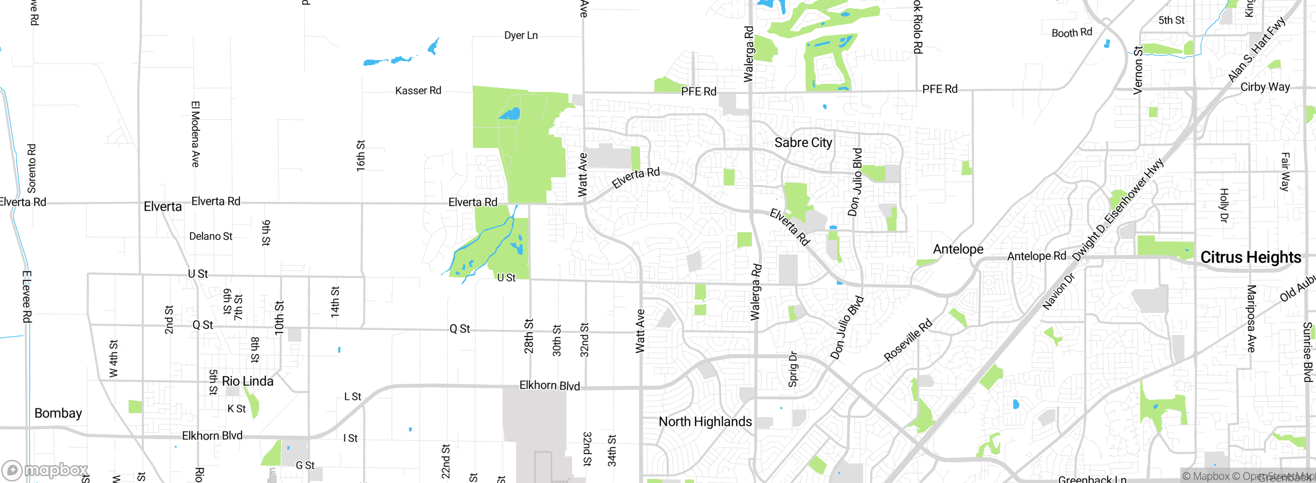 Map showing approximate location