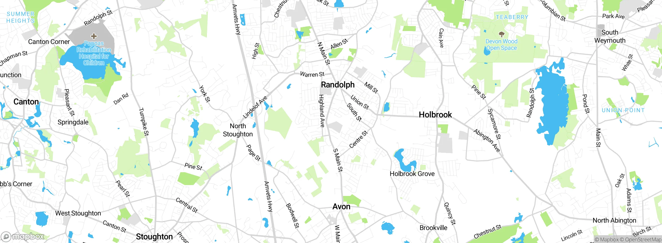 Map showing approximate location