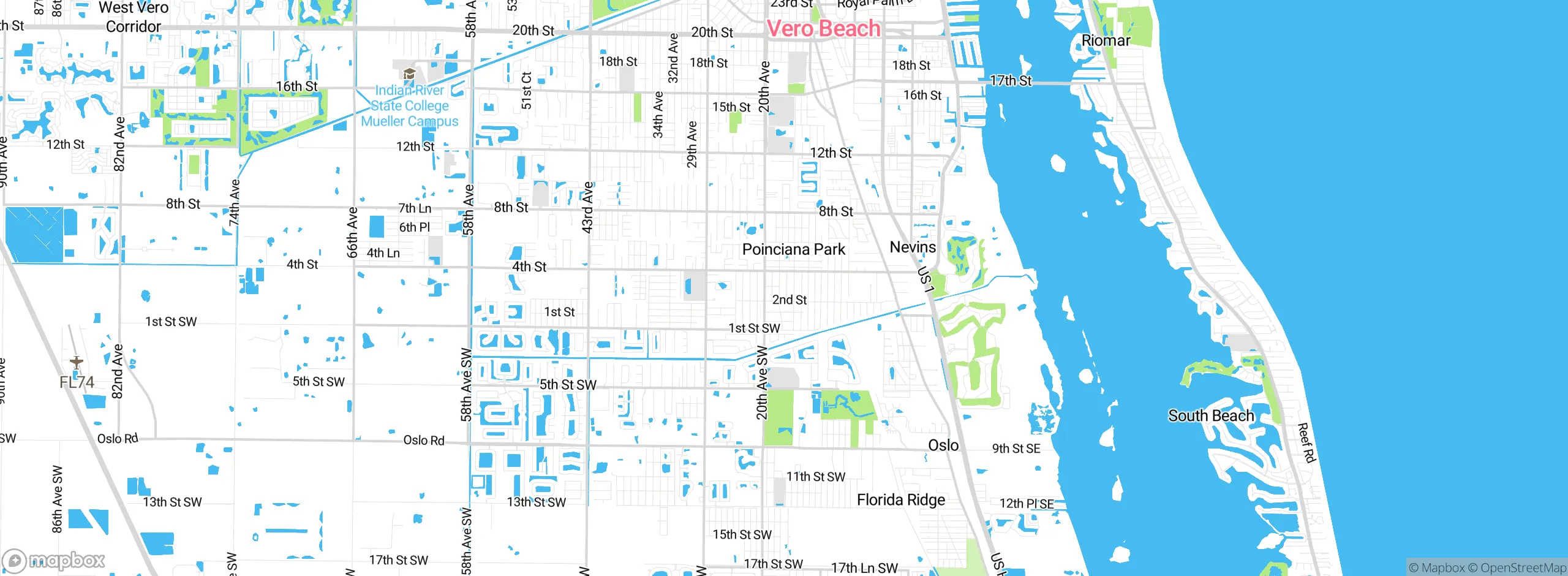 Map showing approximate location