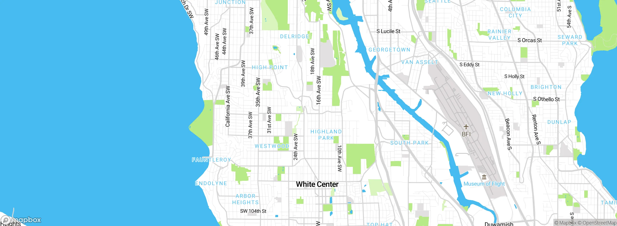 Map showing approximate location