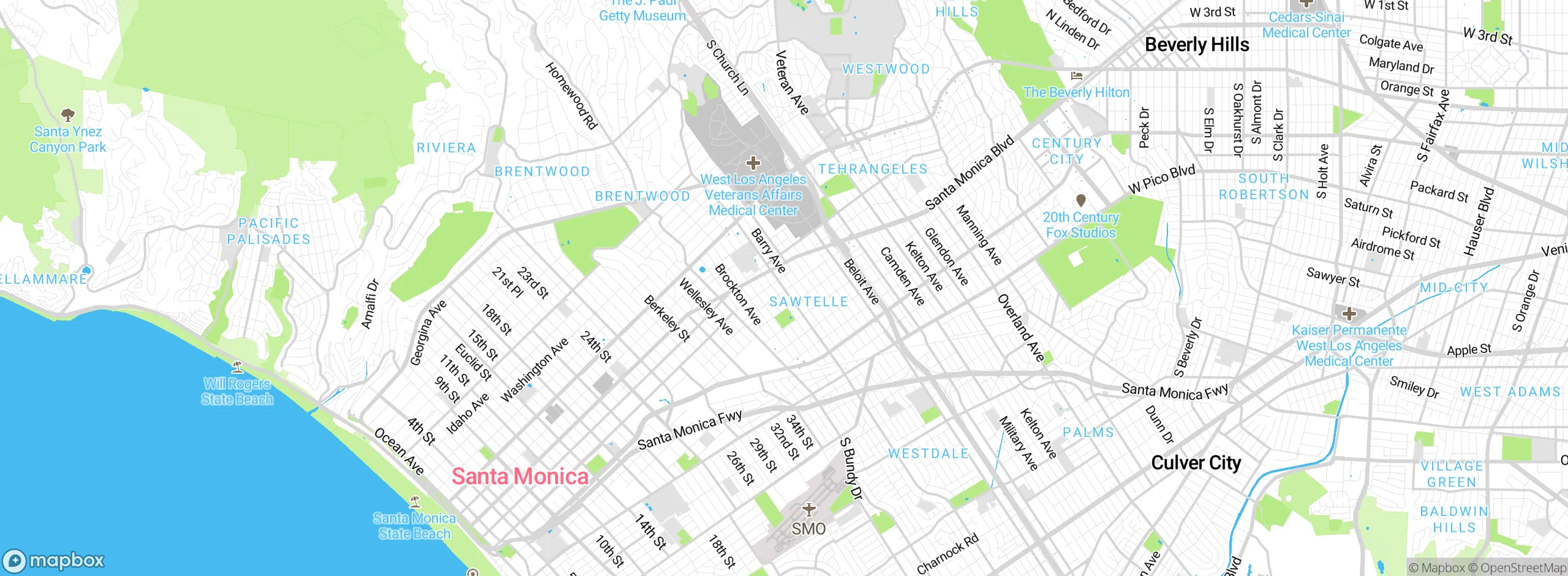 Map showing approximate location