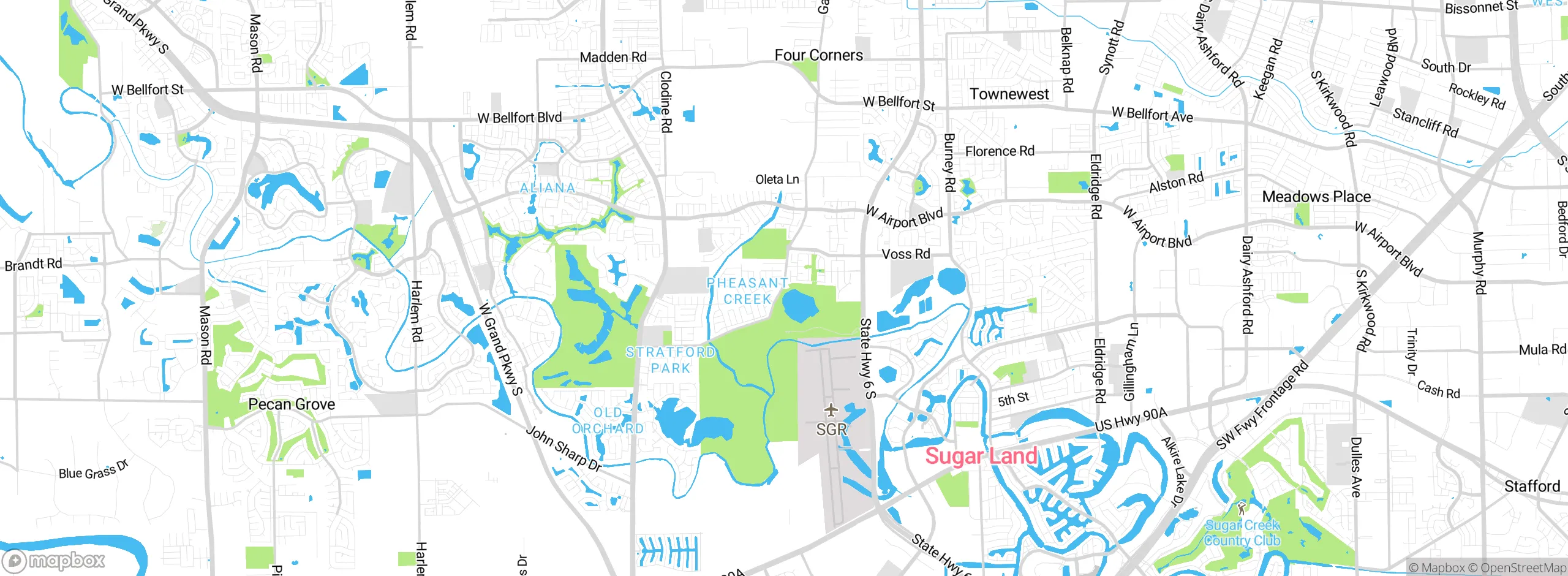 Map showing approximate location