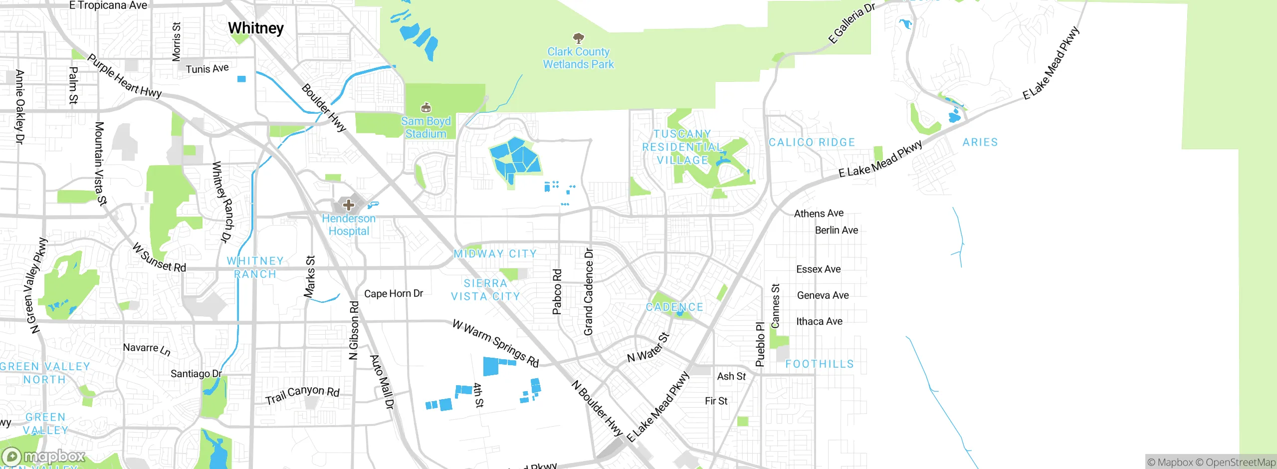 Map showing approximate location
